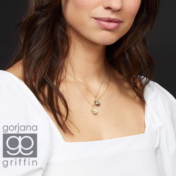 Gorjana Madison Rainbow Coin Necklace - Picture 1 of 11
